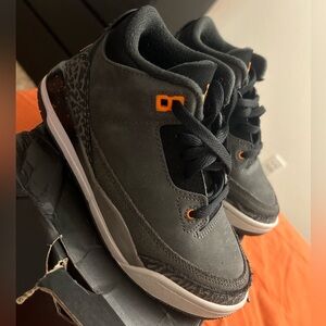 KID JORDAN 3 RETRO Fear 'Night Stadium/Total Orange'